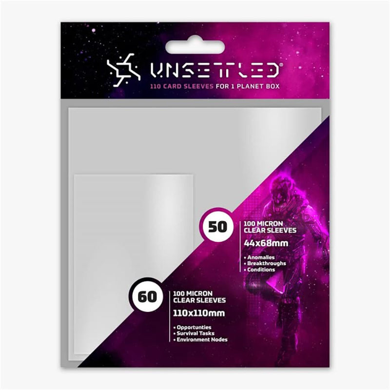 Orange Nebula Unsettled Premium Card Sleeves (110 Count)