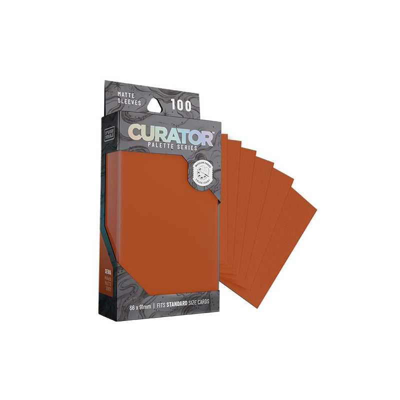 Orange Nebula Curator Palette Sleeves (100 Count) - Sienna Red