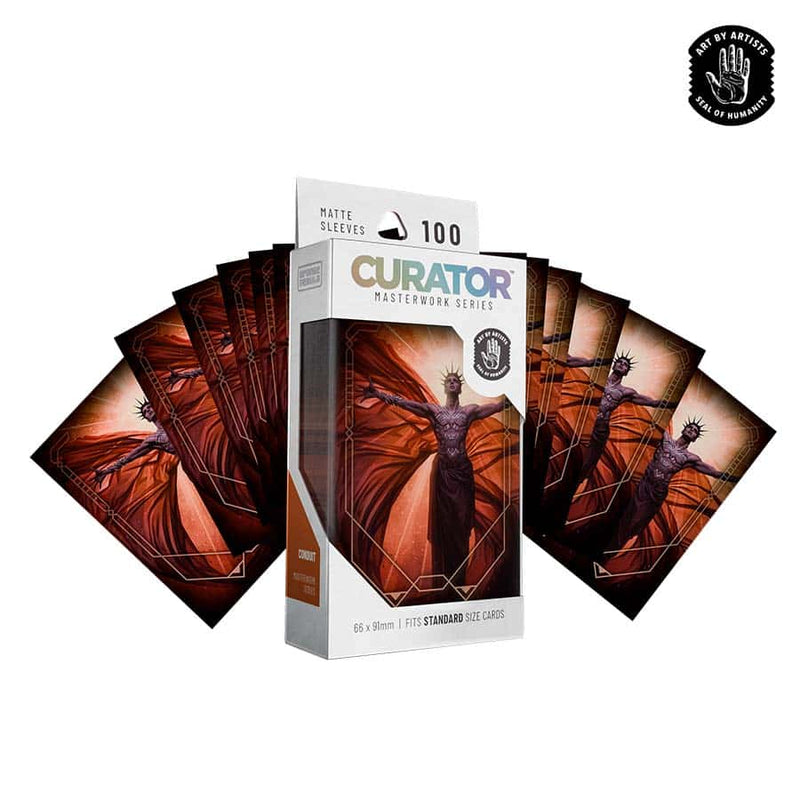 Orange Nebula Curator Masterwork Sleeves - Conduit (100 Count)