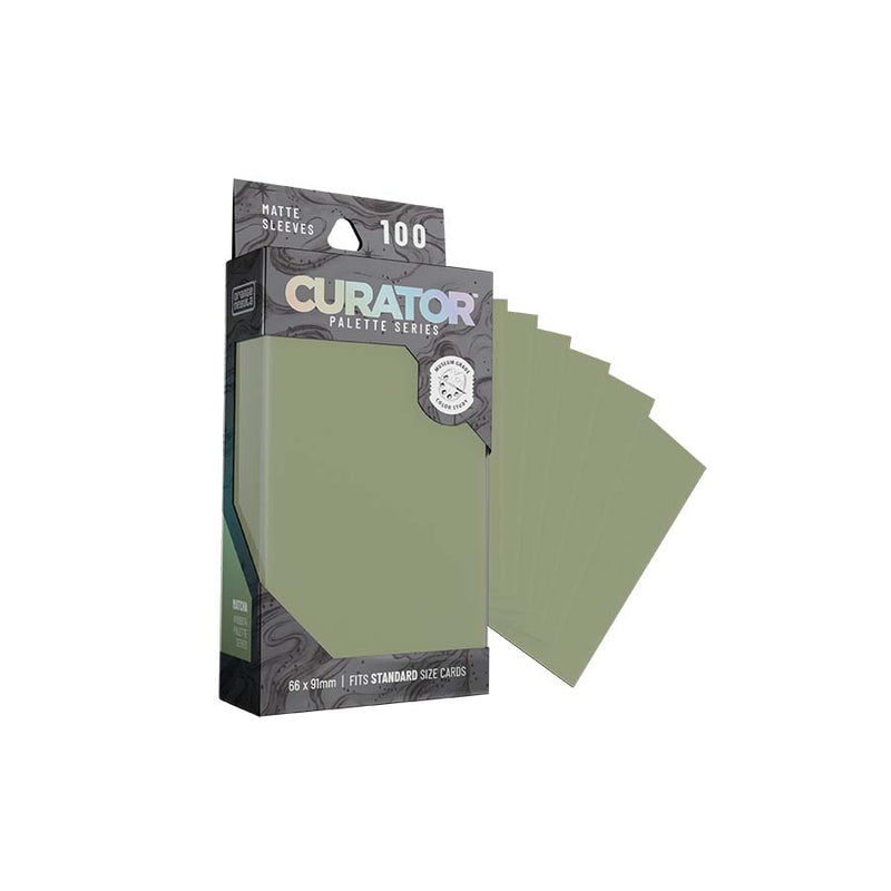 Orange Nebula Curator Palette Sleeves (100 Count) - Matcha Green