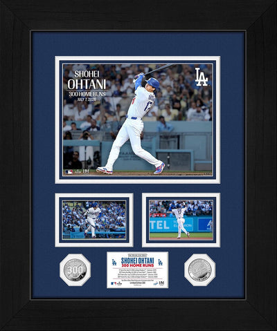 Highland Mint Shohei Ohtani 300th Home Run Marquee Silver Coin Photo Mint
