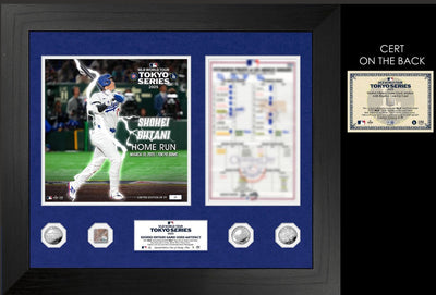 Highland Mint Shohei Ohtani Dodgers 2025 Tokyo Series Home Run Game Used Base Photomint - Limited Edition /99