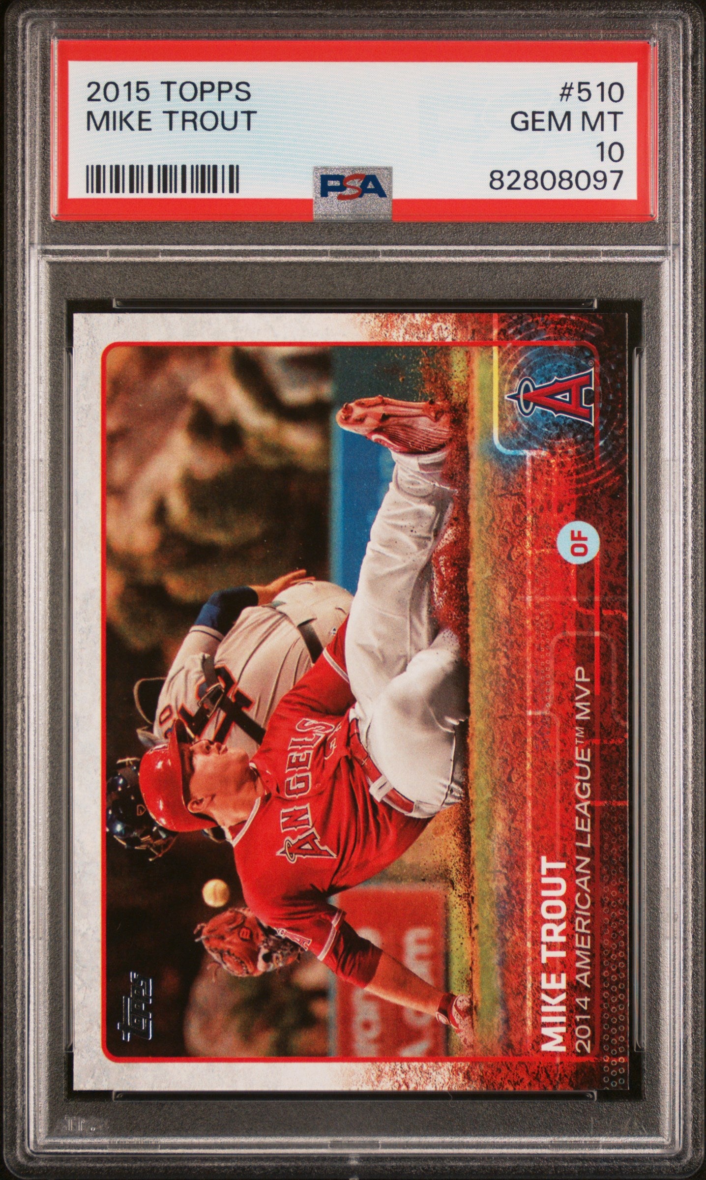 2015 Topps Mike Trout #510 PSA 10