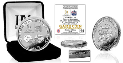 Highland Mint Peach Bowl 2024-25 CFP Quarterfinal Silver Game Coin - Limited Edition /2024