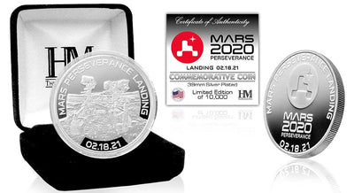 Highland Mint NASA Mars Perseverance Rover Silver Coin - Limited Edition /10,000