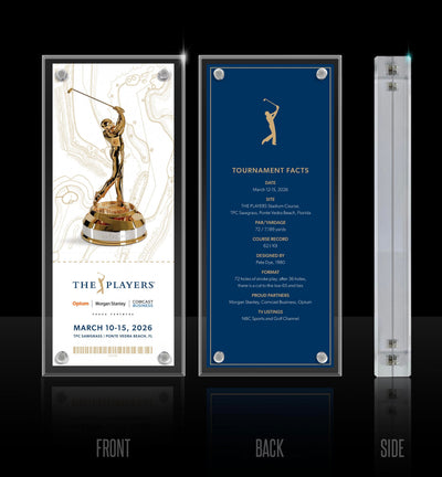 Highland Mint THE PLAYERS Championship Magnetic Acrylic Ticket Holder