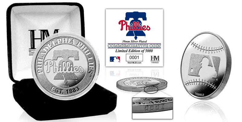 Highland Mint Philadelphia Phillies Silver Coin - Limited Edition /5,000