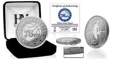 Highland Mint Philadelphia 76ers Silver Mint Coin - Limited Edition /5,000