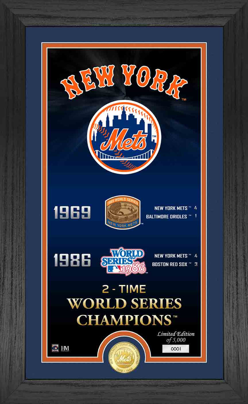 Highland Mint New York Mets Legacy Bronze Coin Photo Mint - Limited Edition /5,000