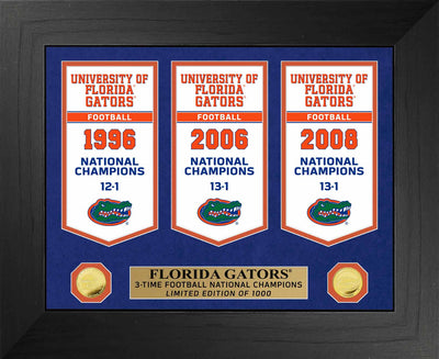 University of Florida Gators National Champions Deluxe Banner Collection