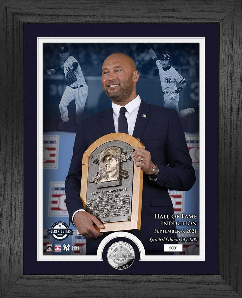 Highland Mint Derek Jeter Hall of Fame Induction Day Silver Coin Photo Mint - Limited Edition /5,000