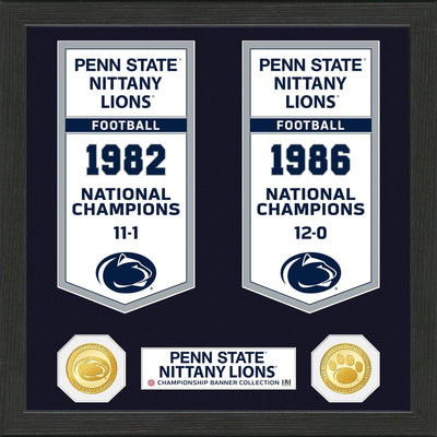 Highland Mint Penn State Nittany Lions Bronze Coin Banner Collection Photo Mint