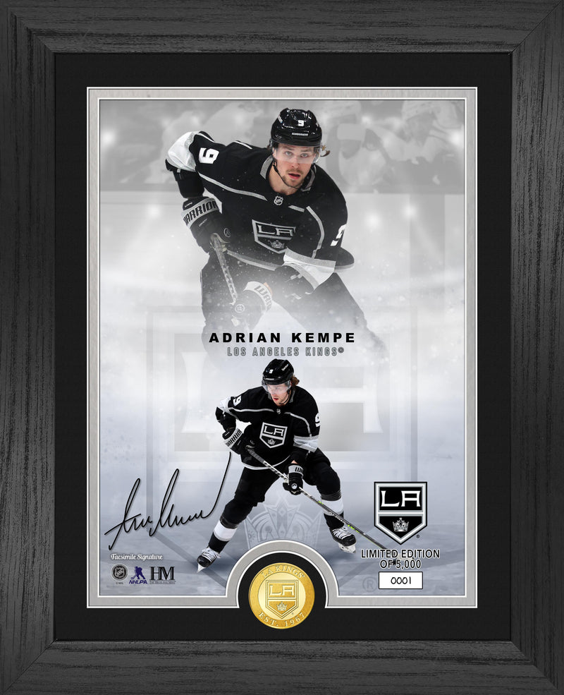 Highland Mint Los Angeles Kings Adrian Kempe Legends Silver Coin Photo Mint - Limited Edition /5,000