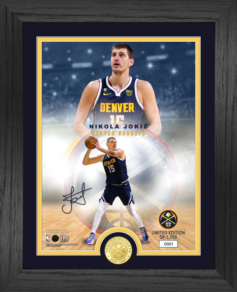 Highland Mint Nikola Jokic Legends Bronze Coin Photo Mint - Limited Edition /5,000