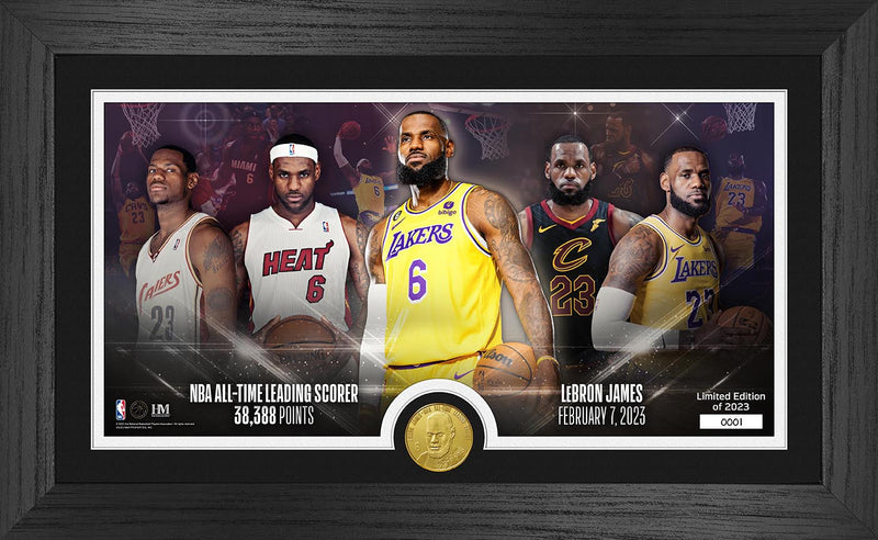 Highland Mint LeBron James NBA All-Time Leading Scorer Bronze Coin Photo Mint - Limited Edition /5000