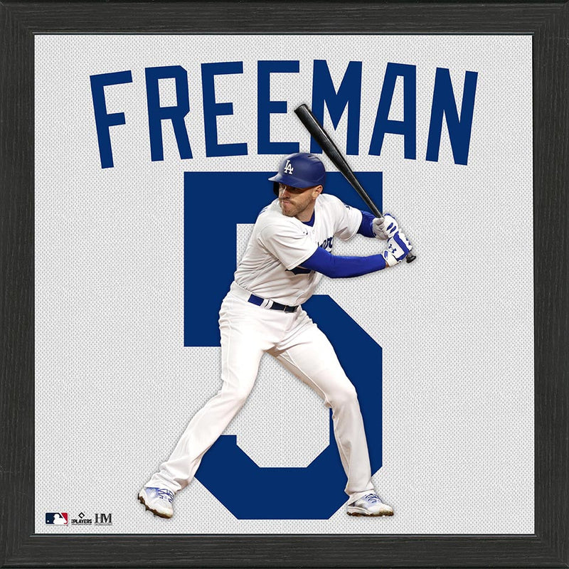 Highland Mint Freddie Freeman Los Angeles Dodgers IMPACT Jersey Frame - 13x13