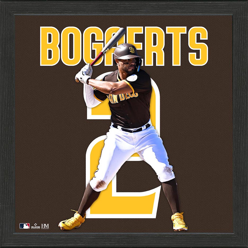 Highland Mint Xander Bogaerts San Diego Padres IMPACT Jersey Frame
