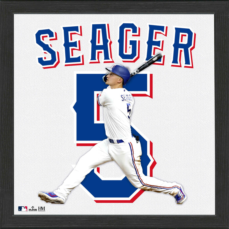 Highland Mint Corey Seager Texas Rangers Jersey IMPACT Frame