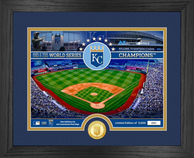Highland Mint Kansas City Royals Bronze Coin Stadium Photo Mint - Limited Edition /5,000