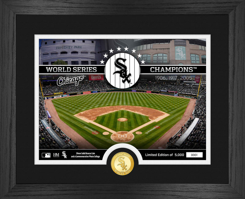 Highland Mint Chicago White Sox Bronze Coin Stadium Photo Mint - Limited Edition /5,000