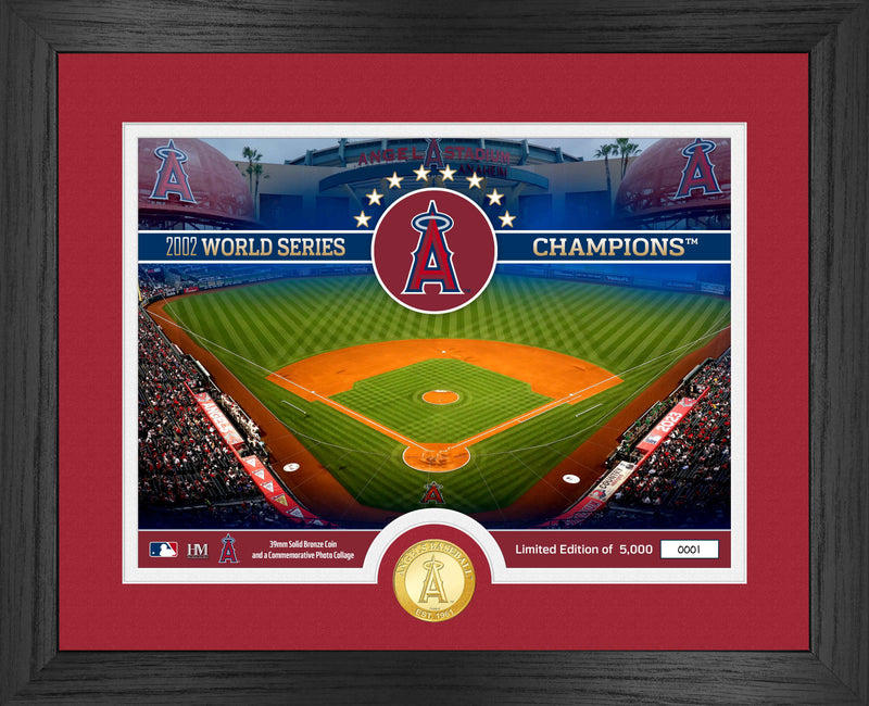 Highland Mint Los Angeles Angels Bronze Coin Stadium Photo Mint - Limited Edition /5,000