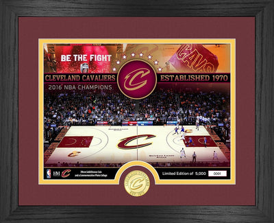 Highland Mint Cleveland Cavaliers Bronze Coin Court Photo Mint - Limited Edition /5,000