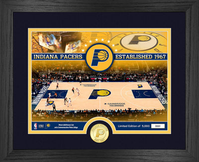 Highland Mint Indiana Pacers Bronze Coin Court Photo Mint - Limited Edition /5000