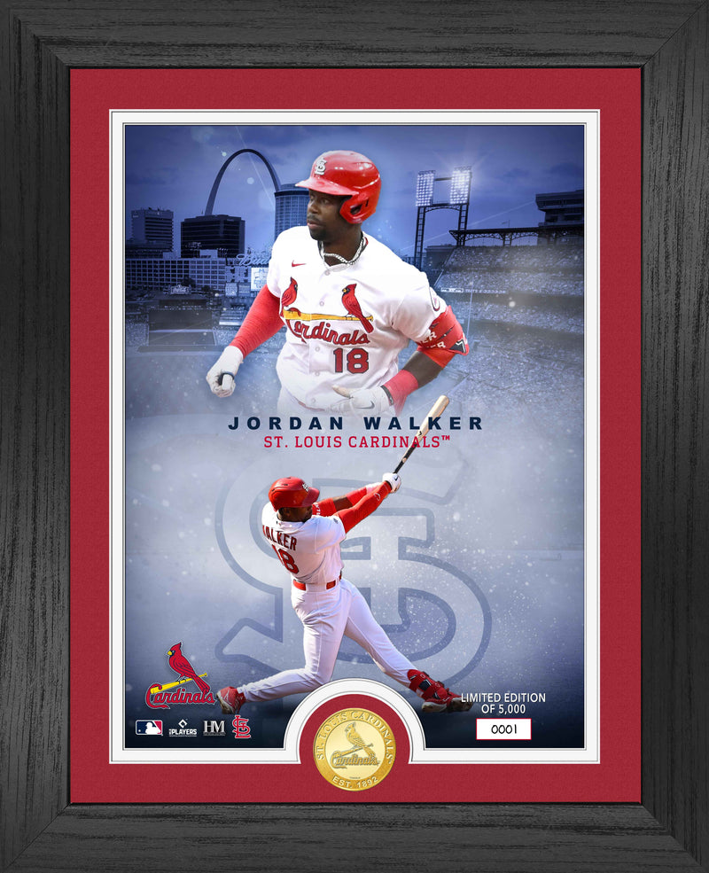 Highland Mint Jordan Walker St. Louis Cardinals Legends Bronze Coin Photo Mint - Limited Edition /5,000