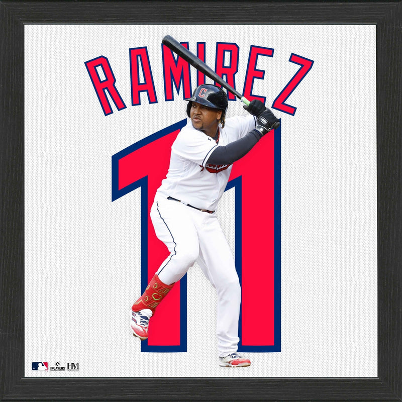Highland Mint Jose Ramirez Cleveland Guardians Jersey IMPACT Frame