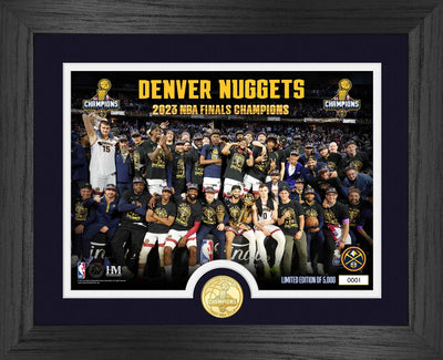 Highland Mint Denver Nuggets 2023 NBA Champions Bronze Coin Photo Mint - Limited Edition /5,000