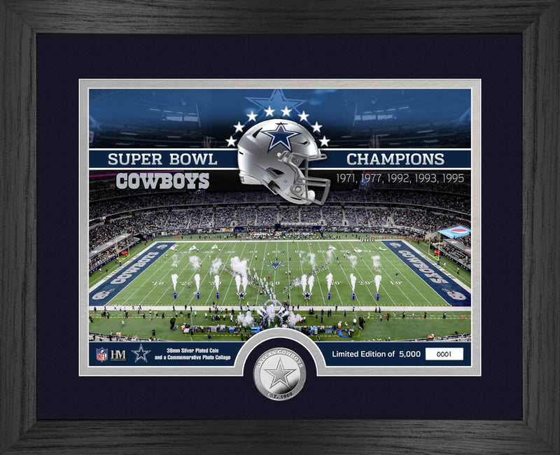 Highland Mint Dallas Cowboys Stadium Silver Coin Photo Mint - Limited Edition /5,000