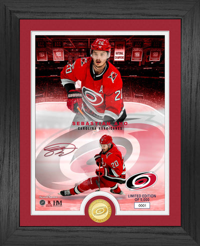 Highland Mint Sebastian Aho Legends Bronze Coin Photo Mint - Limited Edition /5,000