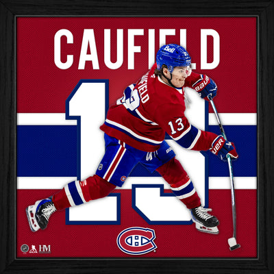Highland Mint Cole Caufield Montreal Canadiens Impact Jersey Frame