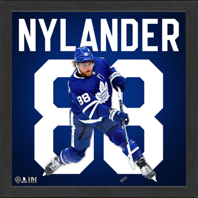 Highland Mint William Nylander Toronto Maple Leafs Impact Jersey Frame - 13x13