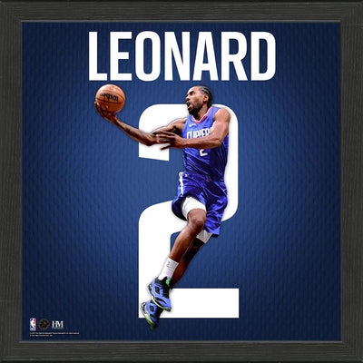 Highland Mint Kawhi Leonard Los Angeles Clippers IMPACT Jersey Frame - 13x13