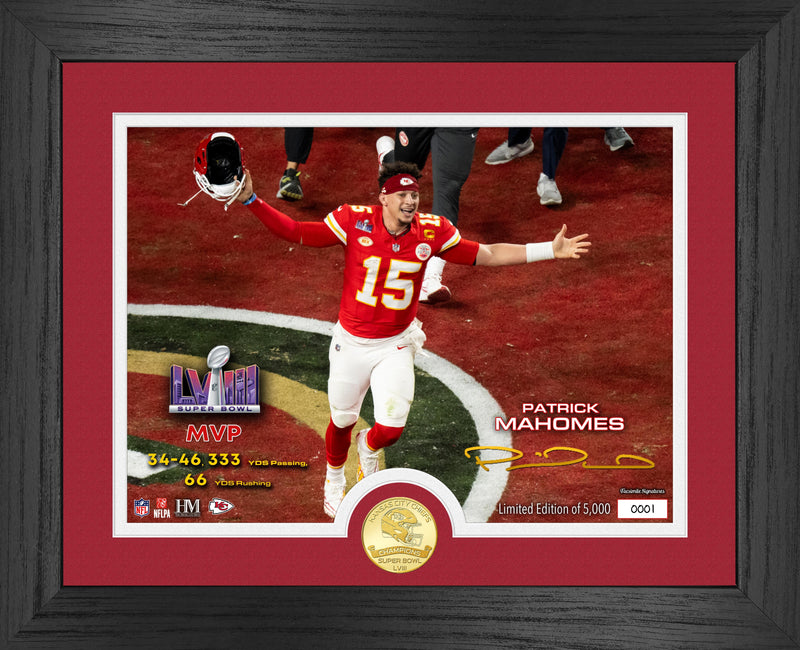 Highland Mint Patrick Mahomes Super Bowl LVIII MVP Bronze Coin Photo Mint - Limited Edition /5,000