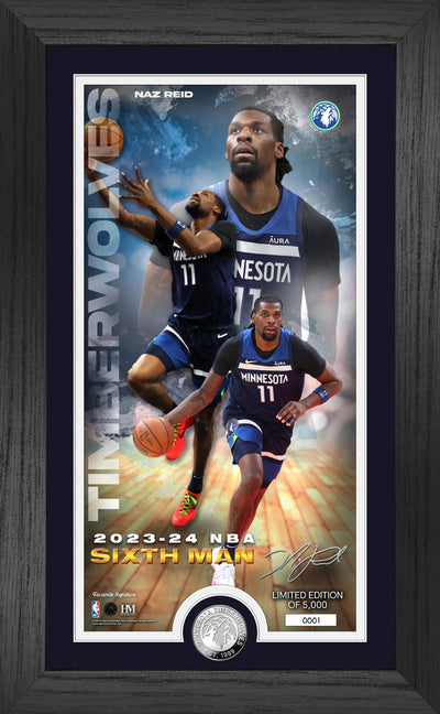 Highland Mint Naz Reid 2023-24 NBA Sixth Man Award Silver Coin Photo Mint - Limited Edition /5,000