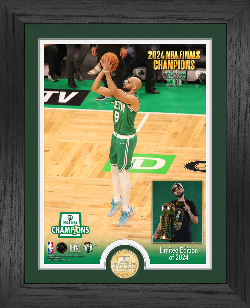 Highland Mint Derrick White 2024 NBA Champions Bronze Coin Photo Mint - Limited Edition /2024