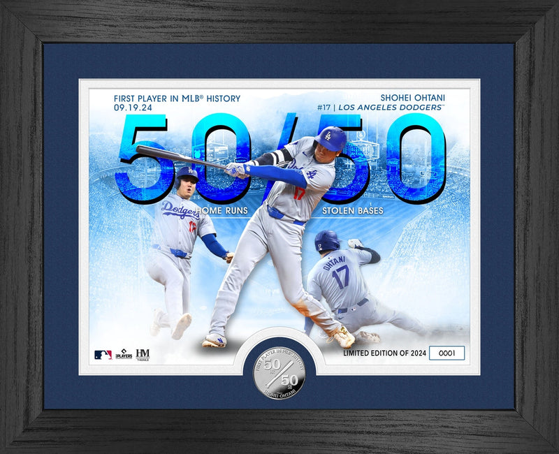 Highland Mint Shohei Ohtani 50/50 Record Silver Coin Photo Mint - Limited Edition /2024