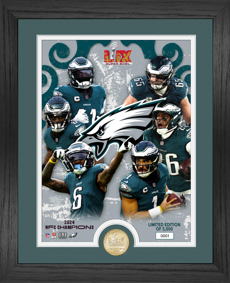 Highland Mint Philadelphia Eagles Super Bowl LIX Team Force Photo Mint - Limited Edition /5000