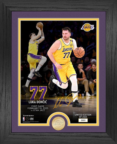Highland Mint Luka Doncic Los Angeles Lakers Bronze Coin Photo Mint - Limited Edition /2025