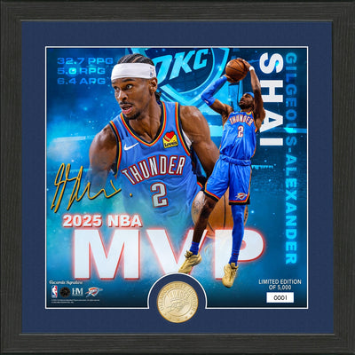 Highland Mint Shai Gilgeous-Alexander 2025 NBA MVP Bronze Coin Photo Mint - Limited Edition /2025