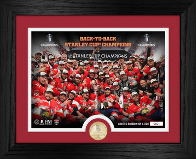 Highland Mint Florida Panthers 2025 Stanley Cup Champions Bronze Coin Photo Mint - Limited Edition /5,000