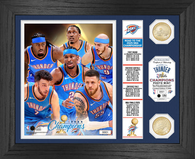 Highland Mint Oklahoma City Thunder 2025 NBA Champions Bronze Coin Photo Mint - Limited Edition /5,000