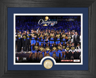 Highland Mint Oklahoma City Thunder 2025 NBA Champions Bronze Coin Photo Mint - Limited Edition /5,000