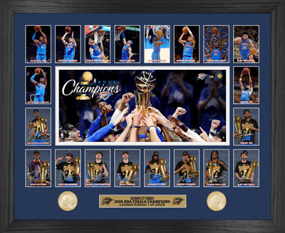 Highland Mint Oklahoma City Thunder 2025 NBA Champions Bronze Coin Photo Mint - Limited Edition /2,025