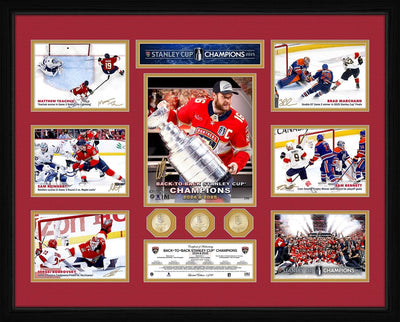 Highland Mint Florida Panthers Back to Back Stanley Cup Championship 24kt Gold Coin Mega Mint - Limited Edition /99