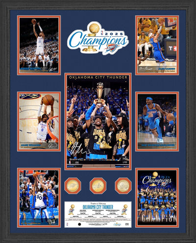 Highland Mint OKC Thunder 2025 NBA Championship Bronze Coin Photo Mint - Limited Edition /99