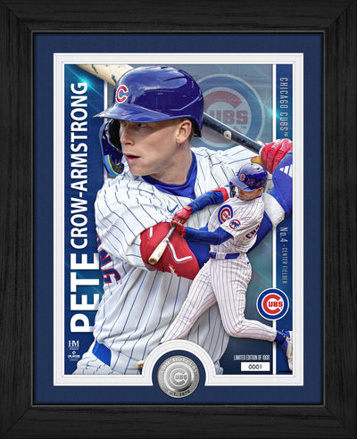 Highland Mint Pete Crow-Armstrong Chicago Cubs Silver Coin Photo Mint - Limited Edition /1,000