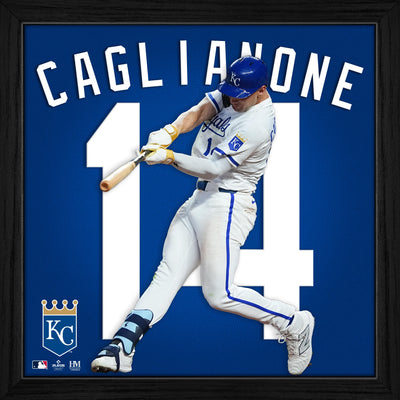 Highland Mint Jac Caglianone Kansas City Royals Impact Jersey Frame
